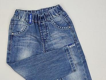 lalka: Spodnie jeansowe, 2-3 lat, 92/98, stan - Bardzo dobry — 1