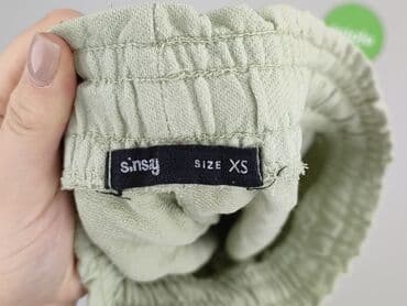 czarne krótkie spodenki sinsay: Sinsay, Szorty damskie, rozmiar XS — 4