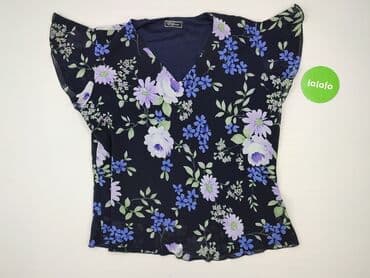 eleganckie bluzki w kwiaty: Bluzka damska, rozmiar XL — 2