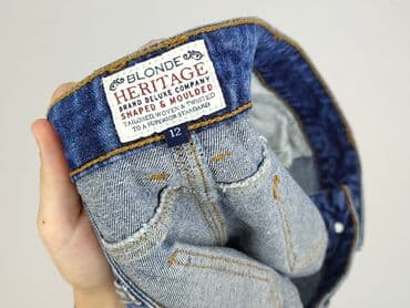 krótkie spodenki z ćwiekami: Szorty damskie, rozmiar L — 4