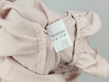 emo bluza: Sukienka z kapturem VELSATINO – rozmiar S - Kolor: jasny pudrowy róż — 5