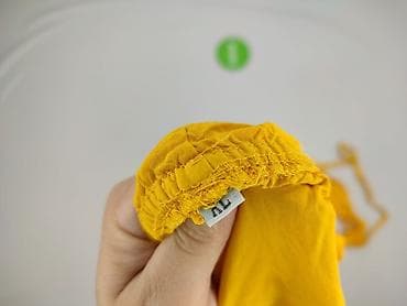 sklep modbis: Żółty damski kombinezon z długimi rękawami - Fason: kombinezon z — 4