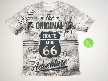 reserved koszulka z kotem: ROUTE 66, Koszulka dla mężczyzn, XL — 2