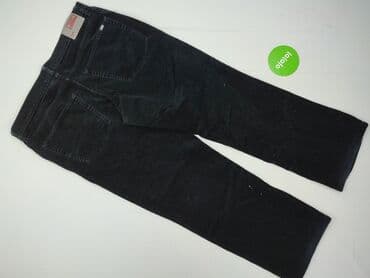 czarne materialowe spodnie: Spodnie dla mężczyzn, XL — 3