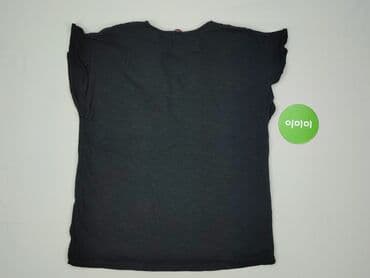 czarne t shirty damskie w serek: Camaïeu, T-shirt damski, rozmiar M — 3