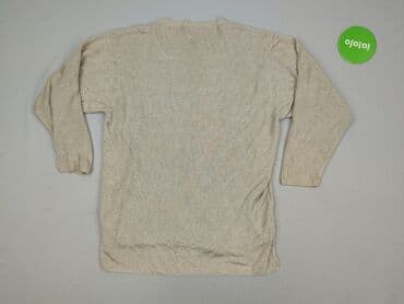 beżowa bluzka z dekoltem w serek: Women's blouse, size M — 4