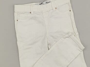 spodnie piżamowe hm: Jeans, DenimCo, 8 years, 122/128, condition - Very good — 1