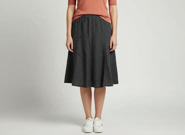 spódnice midi plisowane czarne: United Colors of Benetton, Spódnica damska, S — 6