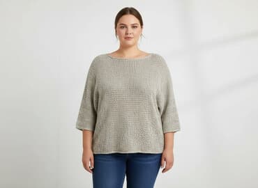bluzki sweterkowe duze rozmiary: Sweter damski, rozmiar 8XL — 5