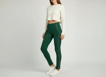 rajstopy: Spodnie materiałowe damskie, rozmiar S — 1