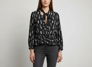 czarne bluzki z piórami: Medicine, Жіноча блуза, розмір S — 1