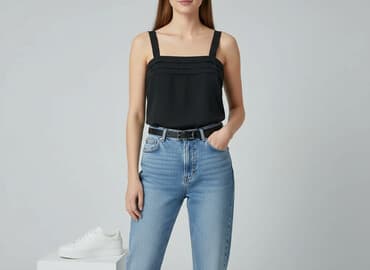 bluzki moko damskie: Top damski, rozmiar S — 7