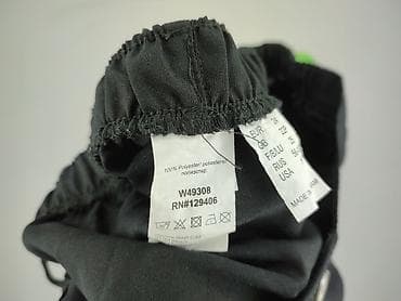 essentials spodnie: Męskie czarne spodnie z elastycznym pasem - Kolor: czarny - Fason — 5