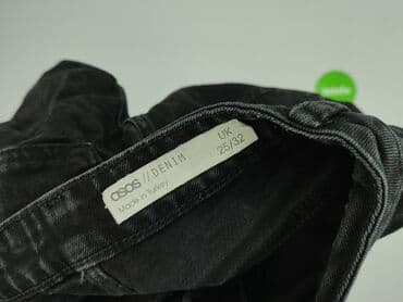 czarne cargo pull and bear: Asos, Jeans for women, size 2XS — 5