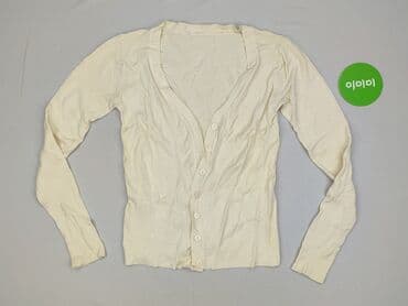 sweter z dekoltem v: Kardigan damski, rozmiar S — 2