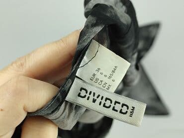 szara bluzka h m: H&M, Tunika damska, rozmiar S — 4