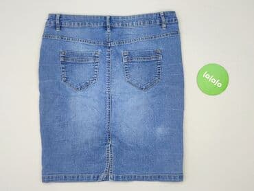 biała spódnice jeansowe: Yessica, Spódnica damska, rozmiar XL — 3