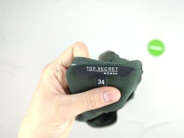 zielone bluzki z krótkim rękawem: Top Secret, Bluzka damska, rozmiar XS — 4