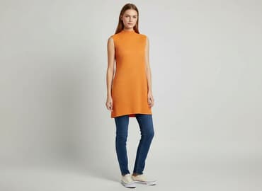 bluzki z golfem: Tunika damska, rozmiar S — 6