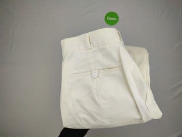 jasne buty: Spodnie materiałowe damskie, rozmiar L — 5