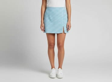 bershka spódnice w kratę: Bershka, Spódnica damska, rozmiar XL — 1