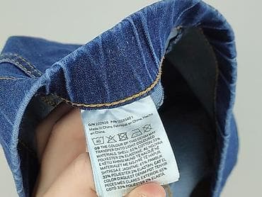spodnie pull and bear: Spodnie jeansowe, H&M, 9 lat, 128/134, stan - Bardzo dobry — 6