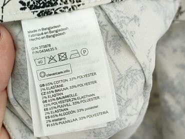 spodnie materiałowe damskue: H&M, Spodnie materiałowe damskie, rozmiar L — 6