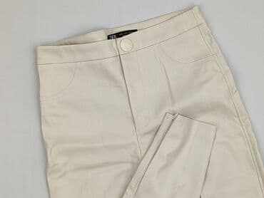 kurtka ze skóry ekologicznej zara: Zara, Spodnie materiałowe damskie, rozmiar S — 1