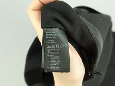 spodnie ze sztucznej skóry h m: H&M, Spodnie materiałowe damskie, rozmiar M — 5