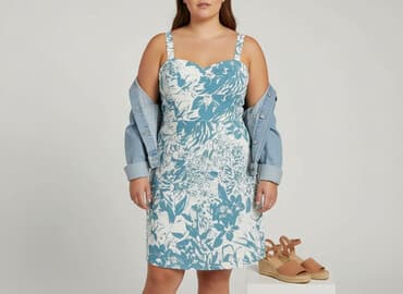 sukienki turkusowe na wesele: Pretty Girl, Sukienka damska, rozmiar XL — 6