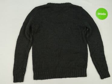 czarna sukienka i szary sweter: F&F, Sweter damski, rozmiar S — 3