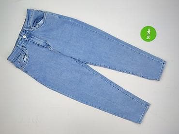 biale mom jeans: Jeansy damskie, rozmiar L — 2