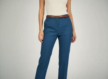 Material trousers for women, size S