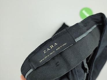 asos com pl: Zara, Material trousers for women, size M — 4