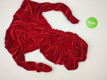 sukienki czerwona welurowa: Sukienka damska, rozmiar S — 3