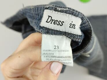 baggy grey jeans: Spodnie materiałowe damskie, rozmiar XL — 4