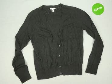 koszulki z dekoltem v: H&M Basic, Kardigan damski, M — 2