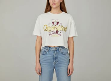 Sinsay, Women`s T-shirt, size M at lalafo.pl Sinsay, Women`s T-shirt, size M