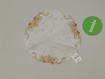 Dekoracje do domu: Serwetka 28 x 29, kolor - Biały, stan - Idealny — 2