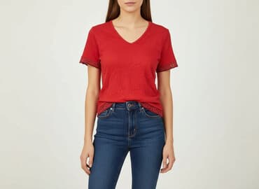 koszulki ideal z koronką: T-shirt damski, rozmiar S — 1