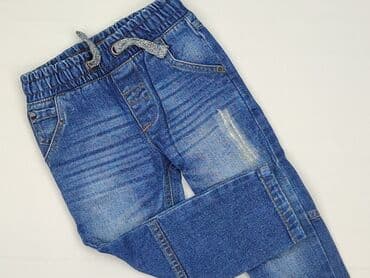 legginsy woskowane stradivarius: Spodnie jeansowe, F&F, 2-3 lat, 92/98, stan - Bardzo dobry — 1