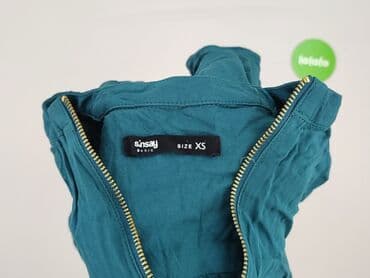 niebieska satynowa sukienka zara: Sinsay, Women's blouse, size XS (EU 34) — 4
