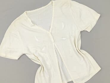 sweter piórkowy na drutach: Kardigan damski, rozmiar S — 1