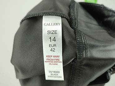 modne duże: Legginsy Ze skóry ekologicznej damskie, rozmiar XL — 4