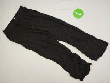 legginsy woskowane wysoki stan: H&M, Material trousers for women, size S (EU 36) — 2
