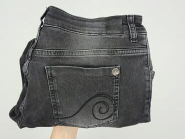 spodnie jeansowe z naszywkami: Jeans for women, size L — 6