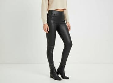 legginsy babylon: By o la la. !, Legginsy Ze skóry ekologicznej damskie, rozmiar XS — 1