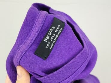 bluzki basic z dekoltem v: Bershka, Women`s T-shirt, size S (EU 36) — 4