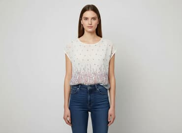 bluzki z bufkami reserved: Bluzka damska, rozmiar M — 1