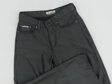 zara woskowane spodnie: Material trousers for women, size M (EU 38) — 1